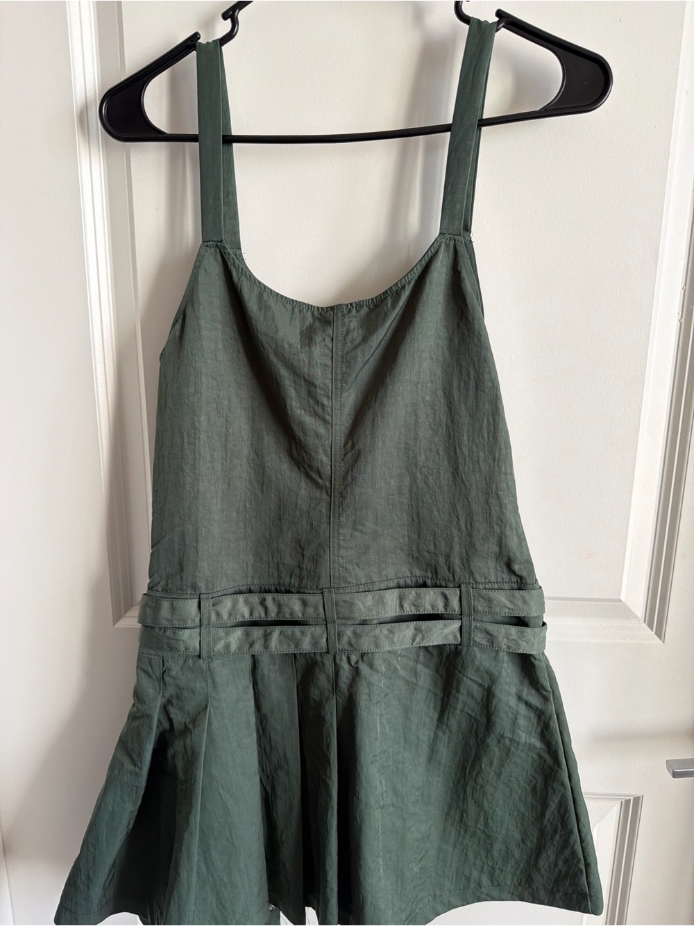 Forever 21 Olive Green Mini A-Line Dress with Belt - Picture 4 of 7